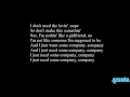 Download Lagu Tinashe Company Lyrics
