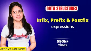 Download 3.4 Infix Prefix and Postfix expressions | Data Structures Tutorials MP3