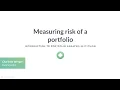 Python Tutorial Measuring risk of a portfolio