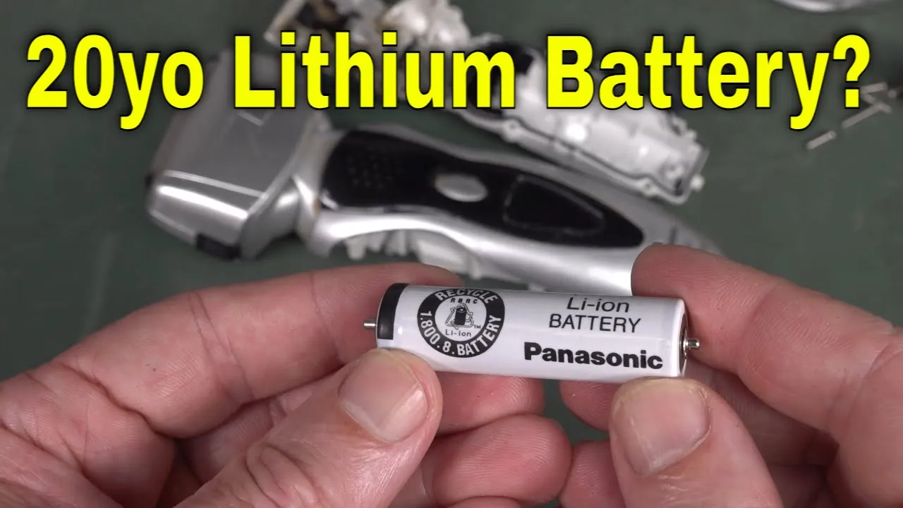 EEVblog 1732 - 20yo 1000+ Cycle Panasonic Li-Ion Battery TESTED