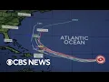 Possible tracks for Tropical Storm Erin