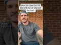How I Fix Lower Back Muscle Spasms FAST