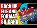 Nintendo Switch - How To Make Your Backup Files Of Your Save Games On A Corrupted SD Card