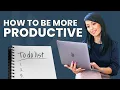 How To Be Productive And Plan Your Day Free Notion Tracker Template