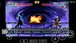ultimate mortal kombat 3 trilogy sega genesis play on ppsspp emulator