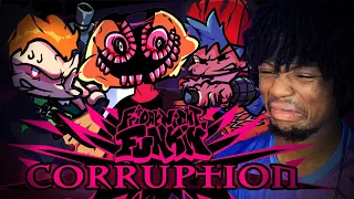 this mod is sad but the music bussin friday night funkin corruption takeover 