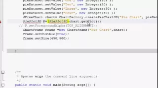 Java prog How to add a Jfreechart 3D pie chart to a panel in netbeans java