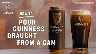 How to Pour Guinness Draught from a Can
