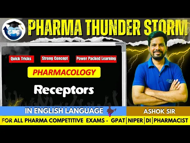 Receptors (PHARMACOLOGY) Pharma Thunderstorm |All exams preparation #receptors #pharmacology