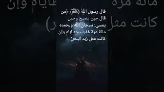حديث عن التسبيح 