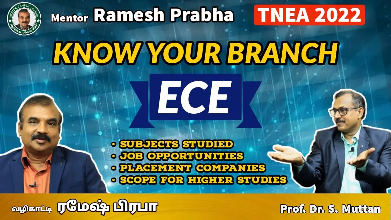 ECE(Electronics & Communication Engineering) | Know Your Branch | Professor Dr.S.Muttan