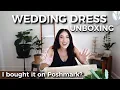 Buying my wedding dress on POSHMARK Unboxing deets