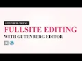 WordPress Full Site Editing with Gutenberg Tove Theme