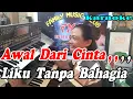 Lagu Akhir Cinta (Awal Dari Cinta) By Panbers Versi Dut Band Manual || KARAOKE KN7000 FMC