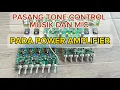 Lagu Cara pasang tone control effect mic dan tone control musik pada power amplifier