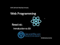React 2 Introduction to JSX