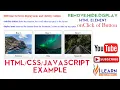 How to Remove Hide and Display HTML Image Element with JavaScript HTML CSS JavaScript Examples
