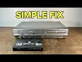 DVD VCR Combo Player Eats Tapes Or Powers Off Fix 2025