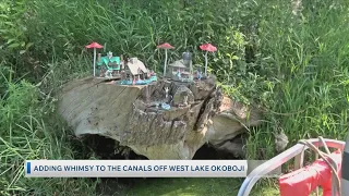 Adding Whimsy To The Canals Off West Lake Okoboji