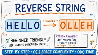 LeetCode 344 Reverse String Explained Step by Step Easy Logic for Beginners