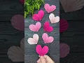 Easy Paper Hearts Valentine s Day Crafts How to make Paper Hearts