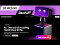 Build a Stunning 3D website using HTML CSS Spline in Telugu 3d websites