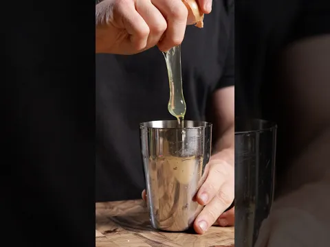 Rye Whiskey Flip Cocktail