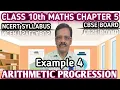 Class 10th Maths Chapter 5 Example 4 Arithmetic Progression NCERT