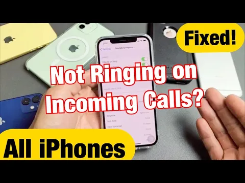 Download MP3 All iPhones: Not Ringing on Incoming Calls? Easy Fix!