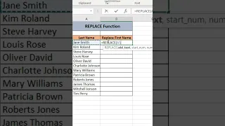 How to use Replace function in excel Excel Replace function in English