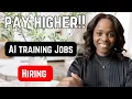 4 High-Paying Remote AI Training Jobs Beginner-Friendly Up to