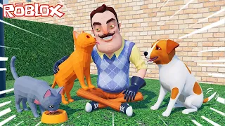 Wilson ile Hayvanlara Yardım Ediyoruz 😍 Hello Neighbor Roblox Mod