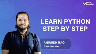 Learn Python Step By Step Learn Python Programming in 2021 Python Tutorial Great Learning