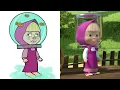 Masha and The Bear funny version - Jam Day 🍒 Funny Cartoon Drawing Meme