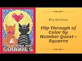 Flip Through of Color by Number Quest Squares by Kira Shershneva