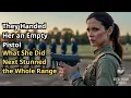 Download Lagu They Handed Her an Empty Pistol — What She Did Next Stunned the Whole Range