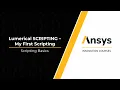 Scripting Basics Using Ansys Lumerical Scripting Lesson 1 Part 1