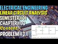 Linear Circuit Analysis Chapter Problem 1 Basic Engineering Circuit Analysis