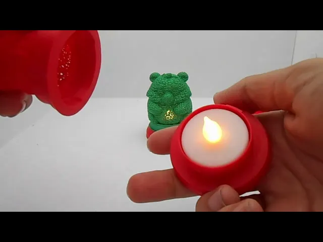 Animal Candle Light / no supports / 3mf included video thumbnail