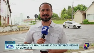 Câmara de Canoinhas discute projeto para reduzir emissão de atestados médicos