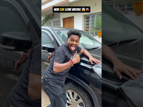 New Car Gone Wrong 😱🚘 #shorts #funny #comedy #viralshorts