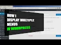 Display multiple menus in Wordpress on different pages with conditional menus plugin