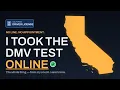 I Took the California DMV Test ONLINE