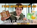 Lagu 1 YEAR AFTER QUITTING MY CORPORATE JOB