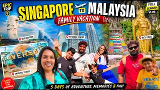 🌏 Singapore 🇸🇬 + Malaysia 🇲🇾 Family Trip Vlog!