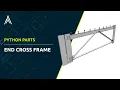 PythonParts End Cross Frame