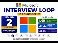 Microsoft Interview Loop Round 2 L60 L65 Design Implement LRU Cache Coding Interview