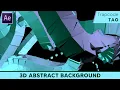Seamless 3D Abstract Backgrounds in Trapcode Tao After Effects Tutorial Free Project