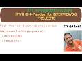 ETL Test Automation Suite Test Script using Python Pandas