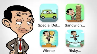 Best Mr Bean Games: Mr Bean Special Delivery,Mr Bean Risky Ropes,Mr Bean Sandwich Tower,Play London